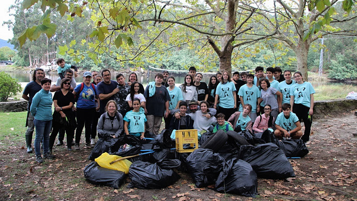 foto grupo participantes no Proxecto Ríos en Soutomaior