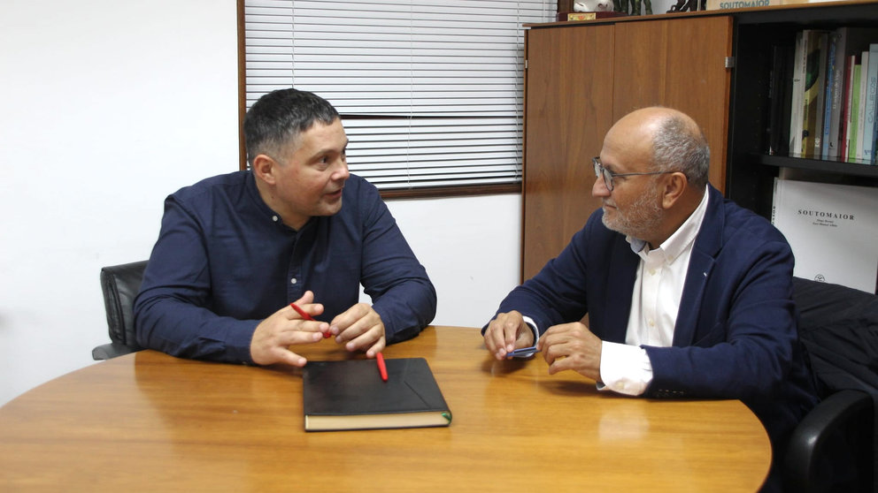 Reunión Manu Lourenzo e Abel Losada