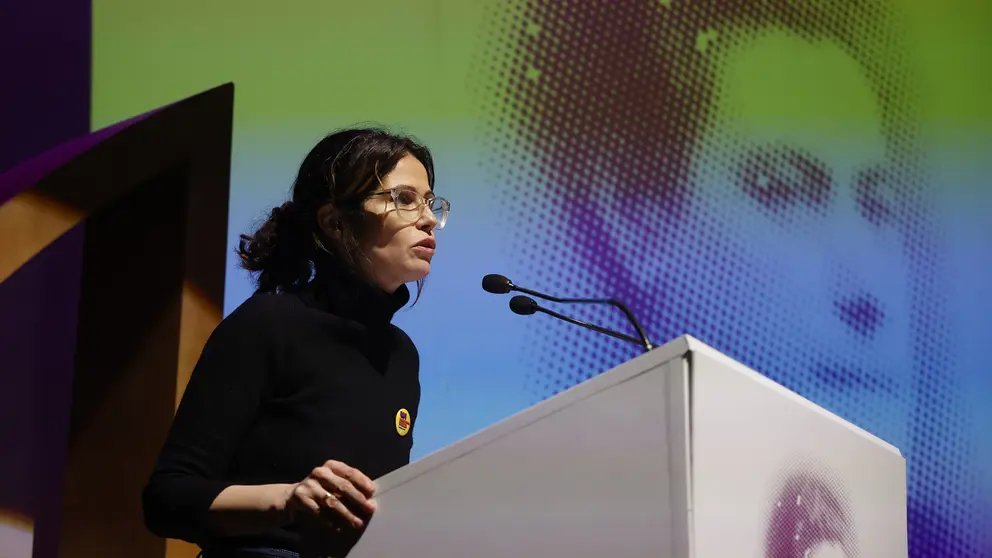 Anabel Gulías na entrega dos premios Ernestina Otero