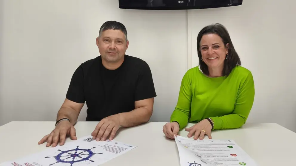 Manu Lourenzo e Rosana Comesa&ntilde;a na presentaci&oacute;n da nova edici&oacute;n de "Novas Sendas"