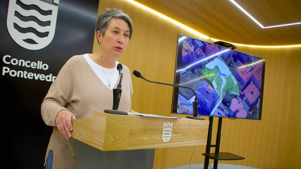Eva Vilaverde. Presentaci&oacute;n pavill&oacute;n de Monte Porreiro