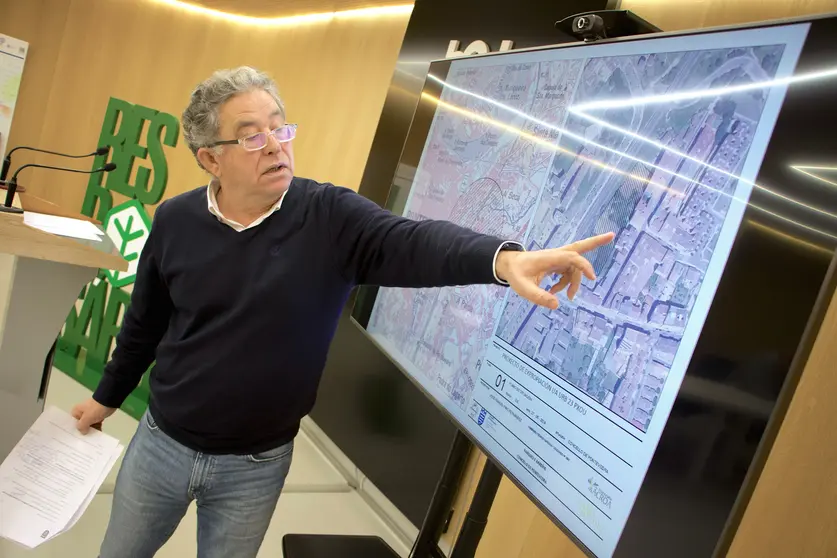 Presentaci&oacute;n zona verde entre Ernesto Caballero e Jos&eacute; Malvar