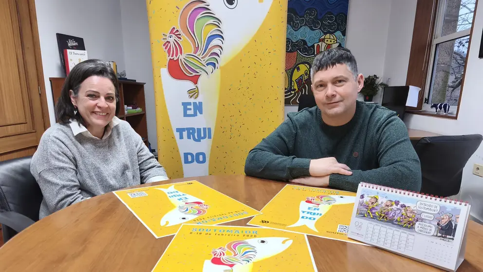 Manu Lourenzo e Rosana Comesa&ntilde;a presentaci&oacute;n Entruido 2026
