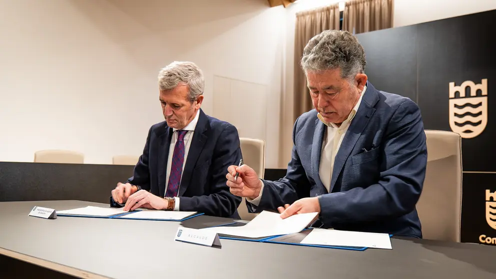 Sinatura do convenio Concello de Pontevedra-Xunta de Galiza