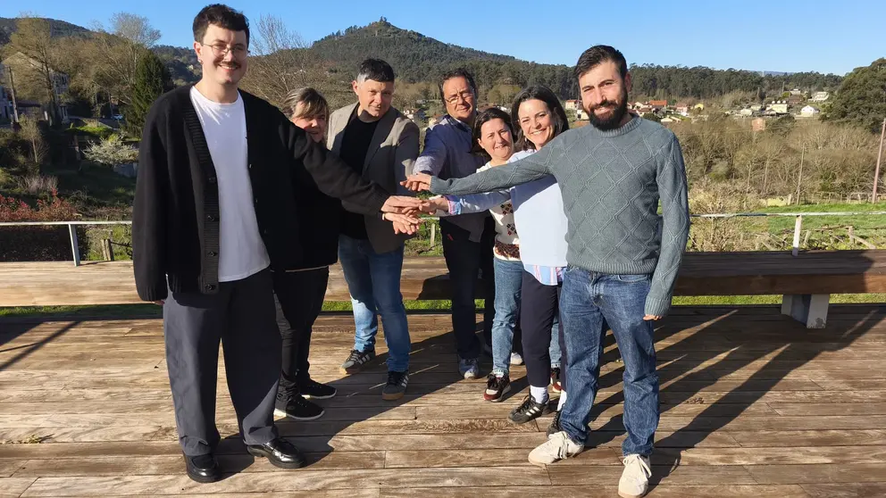 Gonzalo Outeiro, Rosana Martinez, Manu Lourenzo, Pablo Garrido , Charo Bouz&oacute;n, Rosana Comesa&ntilde;a e Diego Moreira.