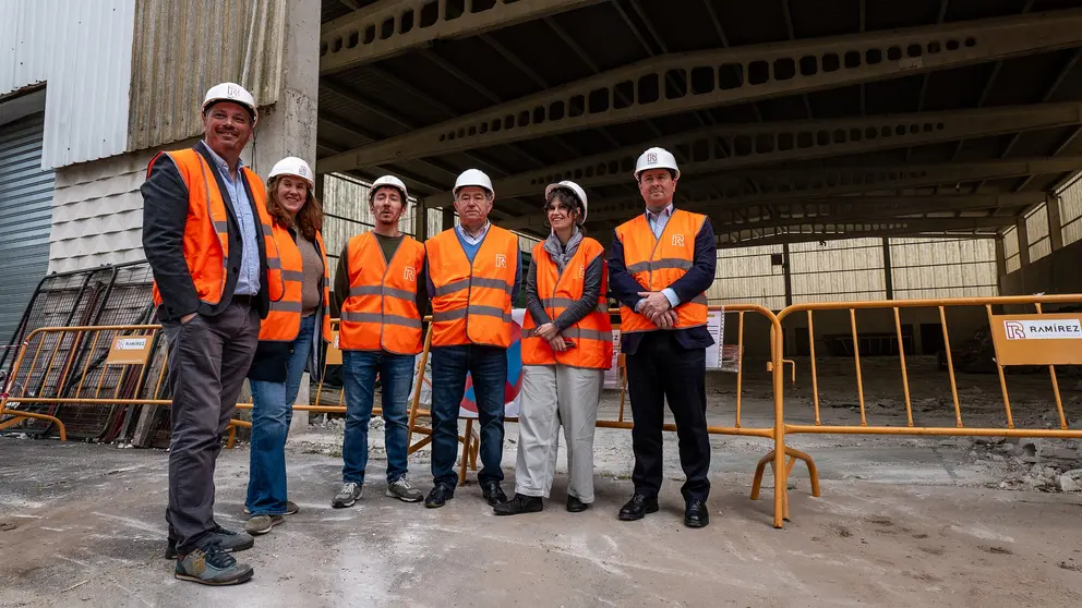 Comezo das obras pavill&oacute;n de Monte Porreiro