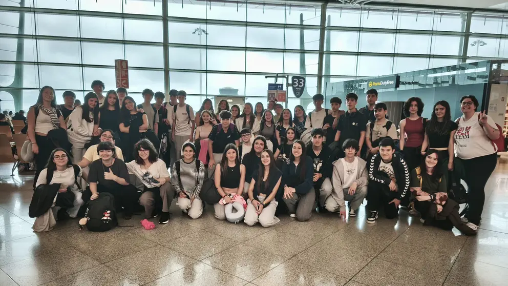 alumnas e alumnos do programa de inmersion linguistica