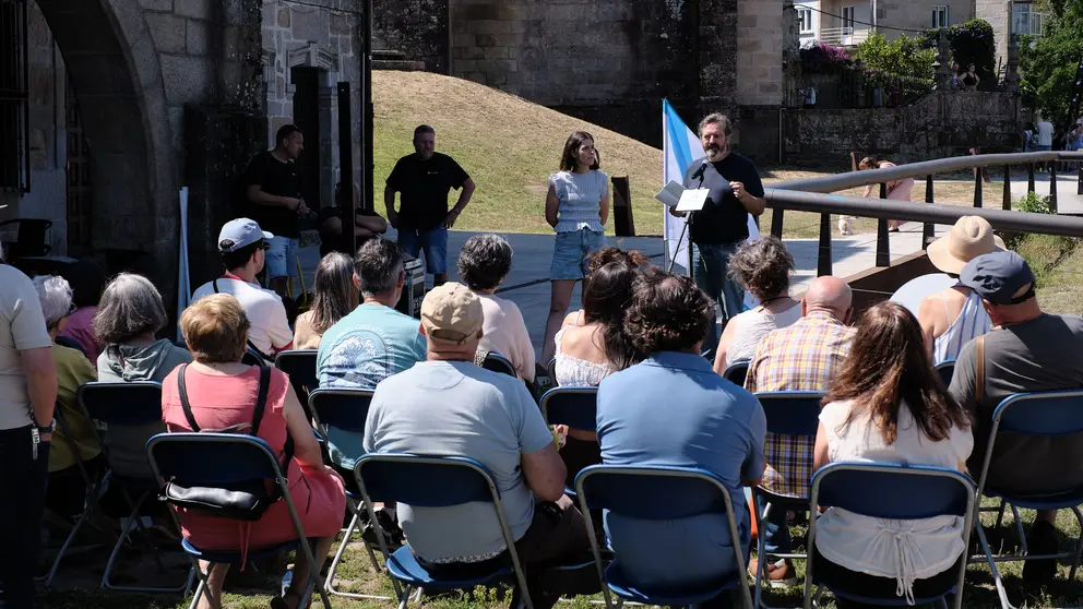 Acto previo ao D&iacute;a da Patria Galega en Pontevedra