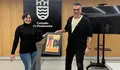 A vilagarciá Nuria Díaz, autora do cartel do XXVI Salón do Libro que botará a andar o 21 de marzo co cinema como protagonista
