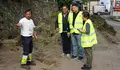 Soutomaior comeza os traballos de asfaltado na estrada de Auxil, no barrio de Moreira