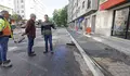 O Concello de Pontevedra reforma as beirarrúas da avenida da Estación afundidas polo repisado dos edificios