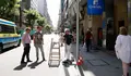 O Concello de Pontevedra pon a punto a cidade coa restauración de bancos, a limpeza de farois e o remate das beirarrúas da avenida da Estación