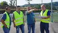 Comezan as obras do arranxo integral do peche exterior do campo de fútbol Graciano Padín, en Soutomaior