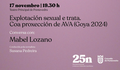 O terceiro faladoiro feminista de Pontevedra abordará a explotación sexual e a trata nunha conversa entre Mabel Lozano e Susana Pedreira