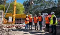 O alcalde de Pontevedra comproba o avance das obras do novo centro social de Acevedo