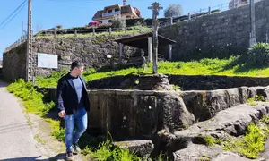 Manu Lourenzo na Praza Poza Do Souto en Moreira