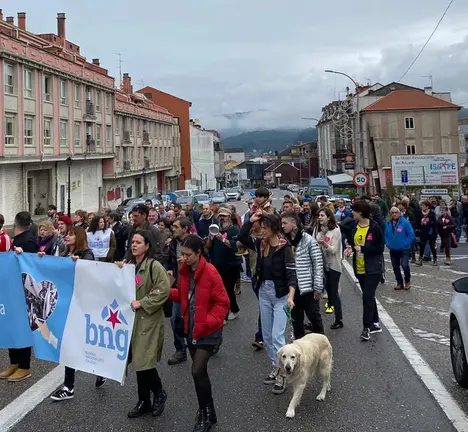 manifestaci&oacute;n sanidade-soutomaior
