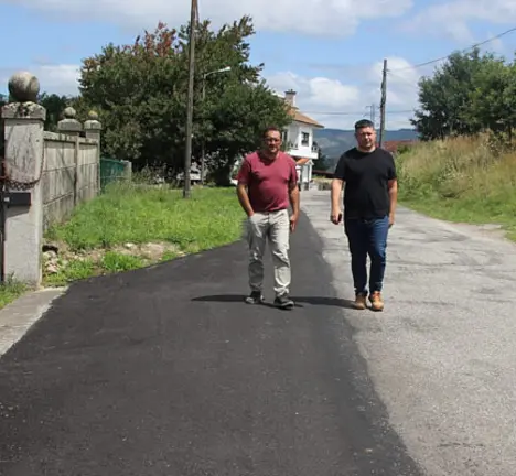 Manu Lourenzo e Pablo Garrido en veigas do monte