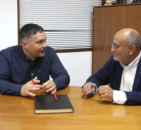 Reuni&oacute;n Manu Lourenzo e Abel Losada