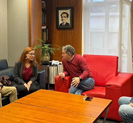 Recepci&oacute;n alcalde tradutoras