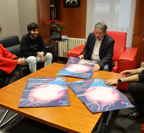 Reuni&oacute;n da Plataforma Queremos Galego no concello de Pontevedra