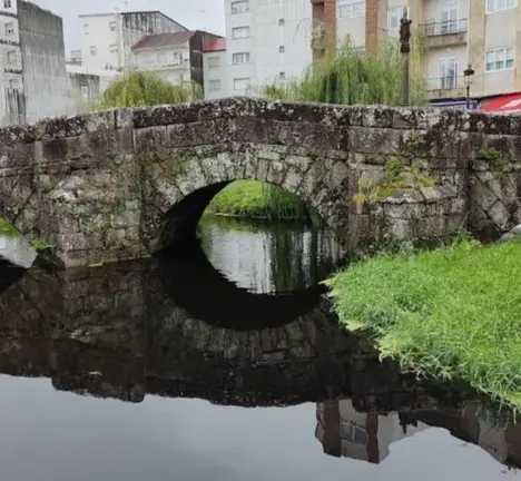 Ponte romana sobre o r&iacute;o Berma&ntilde;a