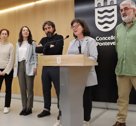 Maria Xos&eacute; Abilleira na presentaci&oacute;n de Monte teu