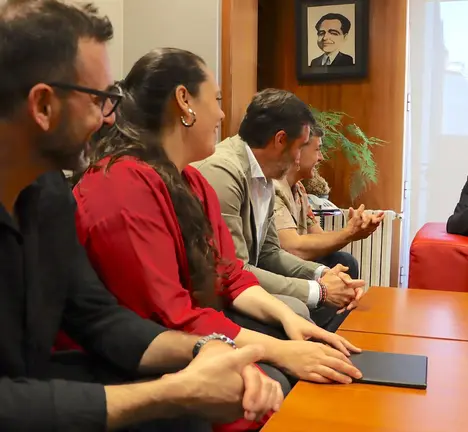 Recepci&oacute;n do alcalde aos organizadores dos Premios Mart&iacute;n C&oacute;dax da M&uacute;sica