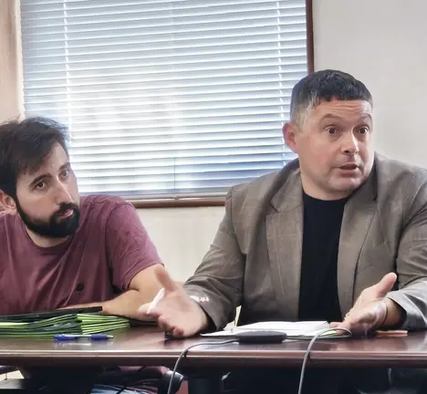 Diego Moreira e Manu Lourenzo no pleno