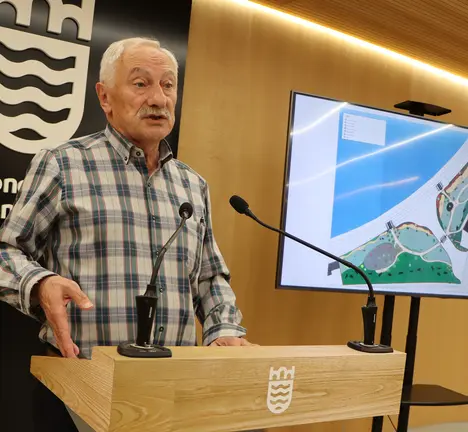 Rolda de prensa presentaci&oacute;n proxecto renaturalizaci&oacute;n de Mollavao