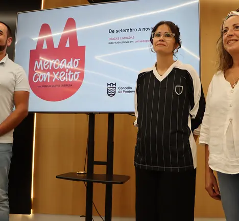 Anabel Gul&iacute;as na presentaci&oacute;n de Mercado con Xeito