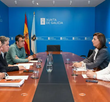 Reuni&oacute;n coa conselleira de Medio ambiente
