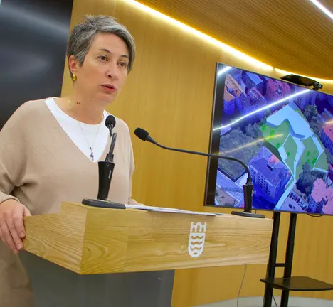 Eva Vilaverde. Presentaci&oacute;n pavill&oacute;n de Monte Porreiro