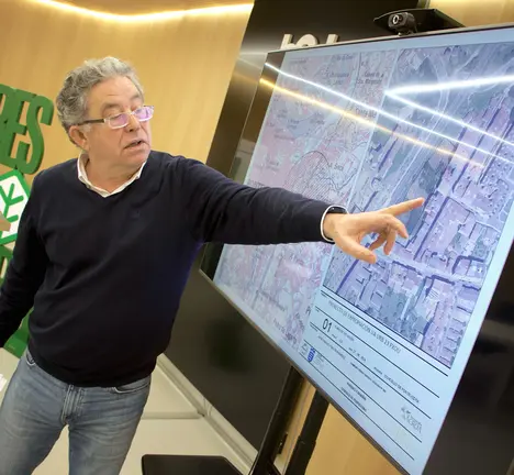Presentaci&oacute;n zona verde entre Ernesto Caballero e Jos&eacute; Malvar