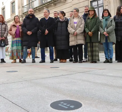 Diante da instalaci&oacute;n en recordo &aacute;s v&iacute;timas da violencia machista