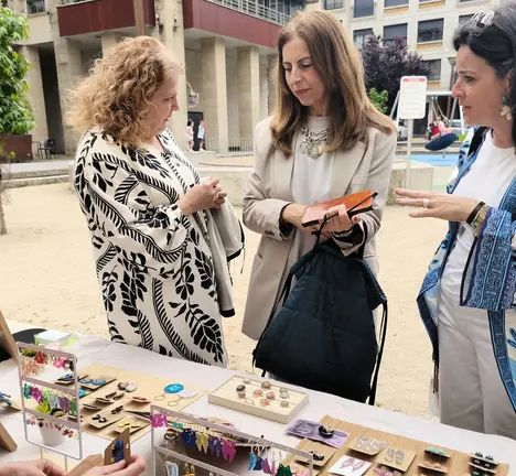 Aconcelleira de Promoci&oacute;n Econ&oacute;mica, Rosana Comesa&ntilde;a, no I Mercado