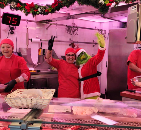 grinch no comercio local