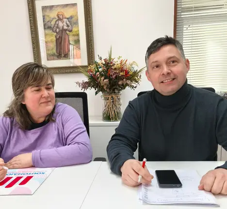Rosana Mart&iacute;nez e Manu Lourenzo