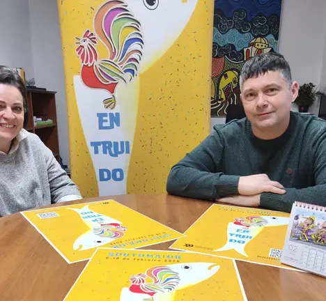 Manu Lourenzo e Rosana Comesa&ntilde;a presentaci&oacute;n Entruido 2026