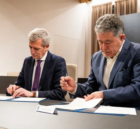 Sinatura do convenio Concello de Pontevedra-Xunta de Galiza