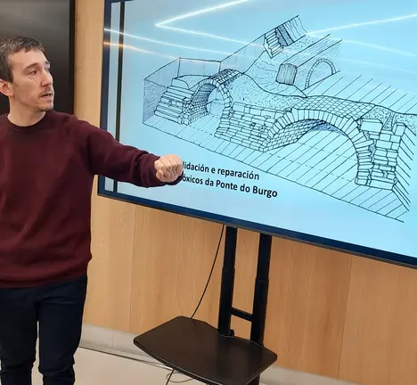 Presentaci&oacute;n proxecto consolidaci&oacute;n arcos Ponte do Burgo