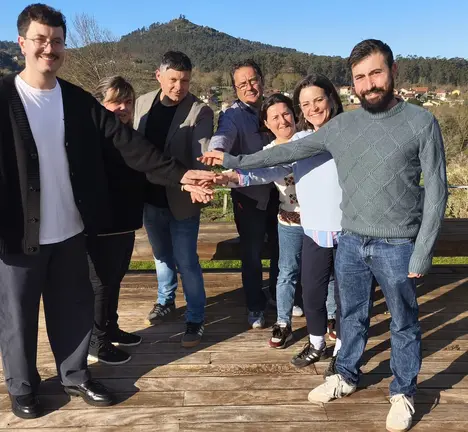 Gonzalo Outeiro, Rosana Martinez, Manu Lourenzo, Pablo Garrido , Charo Bouz&oacute;n, Rosana Comesa&ntilde;a e Diego Moreira.