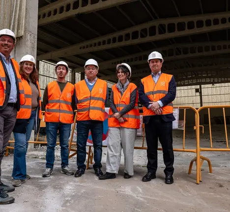 Comezo das obras pavill&oacute;n de Monte Porreiro