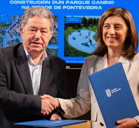 Sinatura convenio parque canino