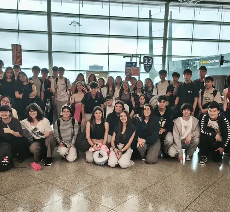 alumnas e alumnos do programa de inmersion linguistica