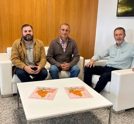 Presentaci&oacute;n de Celso Garc&iacute;a como pregoeiro da Festa do Vi&ntilde;o