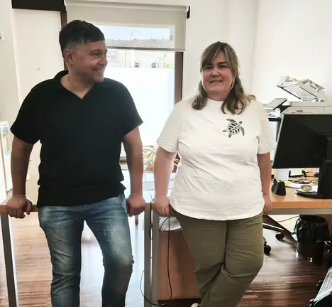 Manu Lourenzo e Rosana Mart&iacute;nez Boullosa
