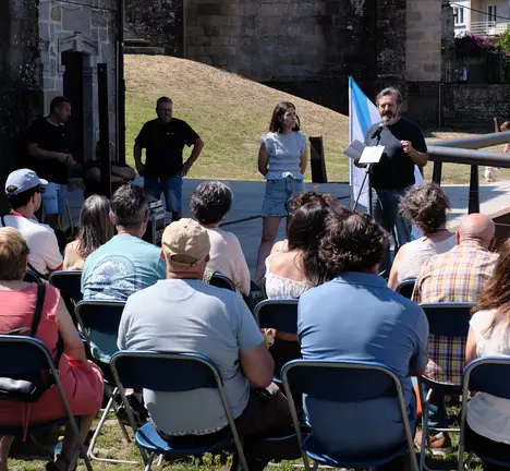 Acto previo ao D&iacute;a da Patria Galega en Pontevedra