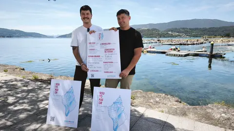 Manu Lourenzo e Gonzalo Outeiro presentando Soutomaior &eacute; moito